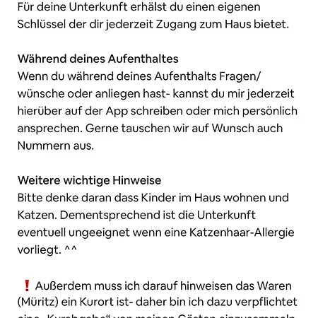 Gaestezimmer In Hafennaehe Waren (Mueritz)